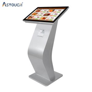 China 32 Inch Mcdonald'S Indoor K Type Capacitive Touch Screen Advertising Kiosk wholesale