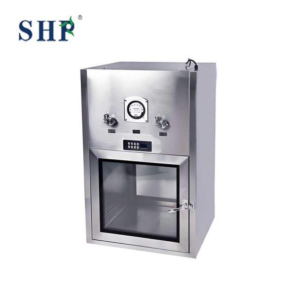 Electronic Interlocking Uv Stainless Steel Pass Boxes Static And Dynamic Customized Size