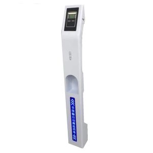 Contactless Body Temperature Screening Kiosk With Hand Sanitizer Dispenser