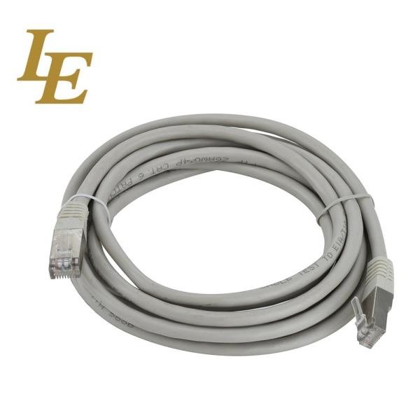 Quality Cat5e Shielded Twisted 4 Pairs Patch Cord Cable For Server Cabinets for sale