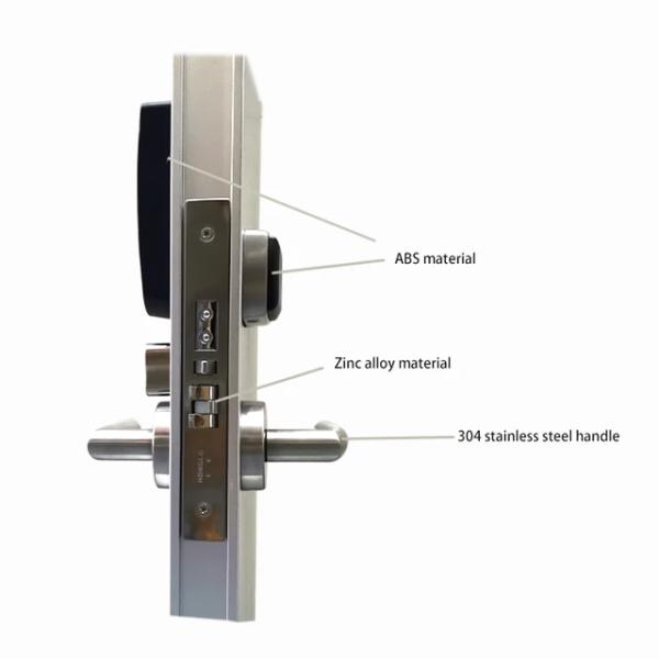 Electronic Key Code Door Lock 304 Stainless Steel Shell Intelligent Electronic Lock