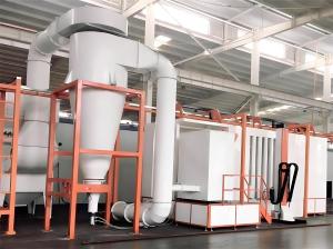 China Efficient Powder Coating Quick Color Change Booth for Enhancing Productivity and Reducing Downtime on sale