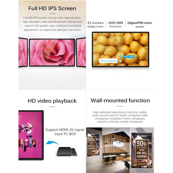 Portable 15.6 Inch TFT Interactive Digital Display Wayfinding Kiosk