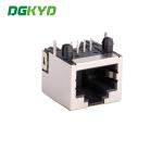 KRJ-56S8P8C1X1BNL Single Port RJ45 Connector Without Light Or Spring Without