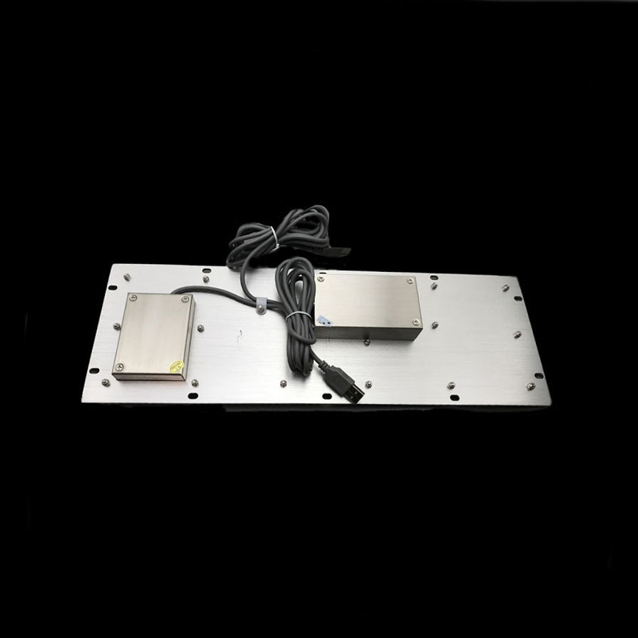 Electroplated Titanium Mechanical Keyboard Black Surface 68 Keys Type