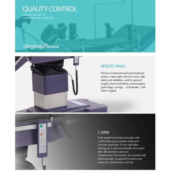 Electric Surgical Operating Table X Ray Translucent For Back Surgery ISO9001