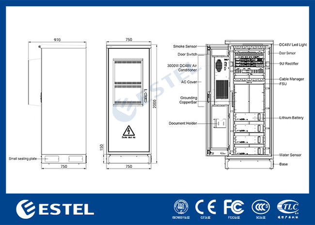 Low Cost Customizable Integrated Solution Hybrid Energy Telecom Power System With Solar Power Grid Diesel Generator Battery For Outdoor Telecom Site