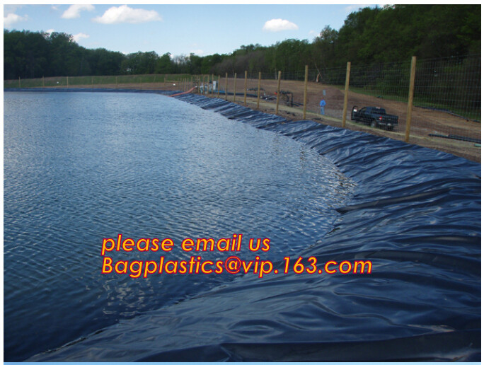 HDPE Geomembrane for Stock Water Tanks Liner,seepage-proofing HDPE film, 00:10 Fish Farm Pond Liner HDPE Geomembrane p