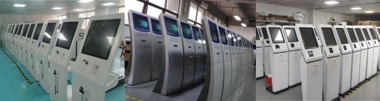 Smart Android Automatic Queue Management System Ticket Dispenser , Self-Service Queue Number Ticket Machine For Bank