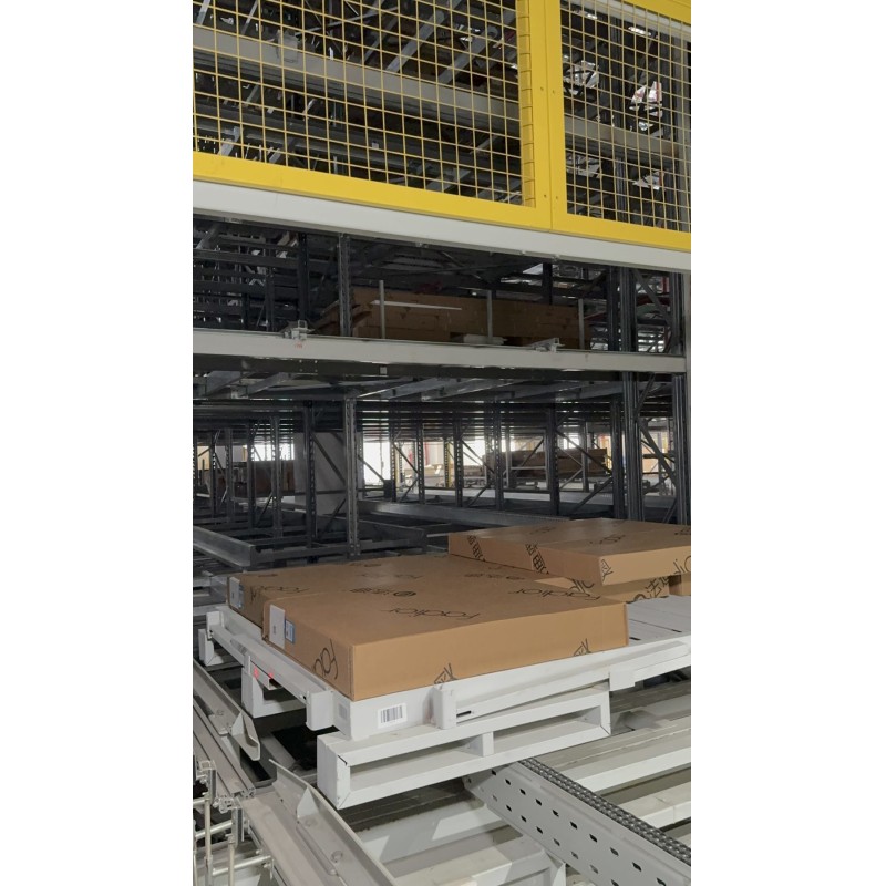 Protected staging and warehouse storage area in Fadior manufacturing system