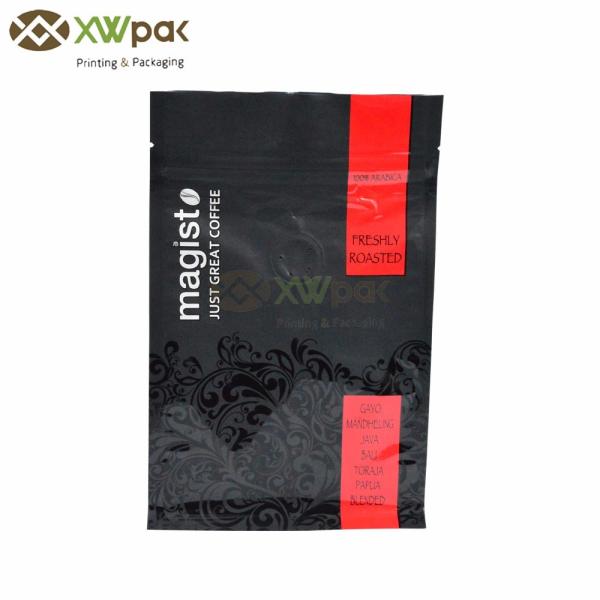 Quality Strong Sealing Side Flat Bottom Bag Custom Printing Coffee Packaging Bag With Valve for sale