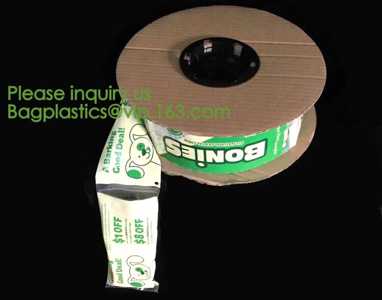 Pre-opened auto Plastic Bag on Roll Custom Poly Print Packaging Auto Bag,Pre-Opened Auto Fill bags on Rolls bagplastics