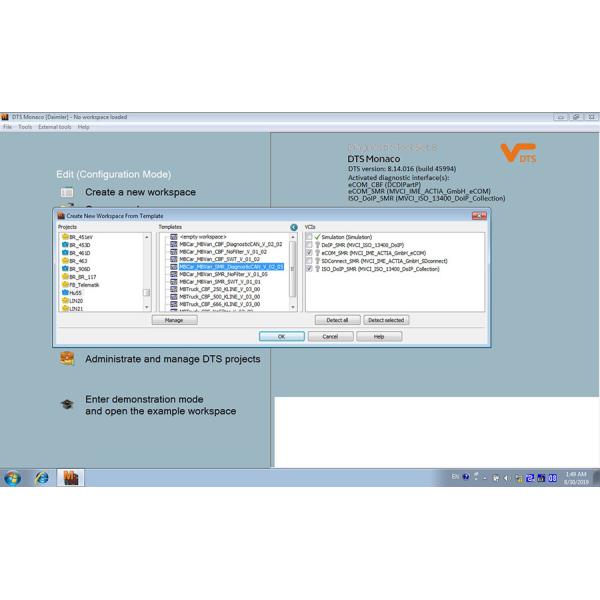 Doip Auto Diagnostic Scanner Programming Tool USB Dongle For Mercedes Till 2019