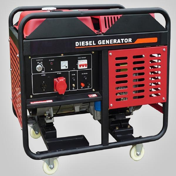 Quality 220V Dynamo Electric Start 5.5KW Single Phase Generator Set with IP23 Protection Class for sale