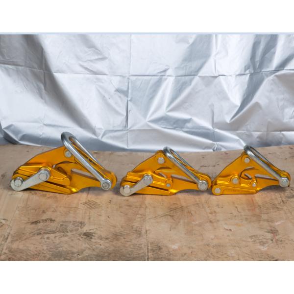 40KN Cable Pulling Clamp Aluminum Alloy Conductor Gripper Maximum Gap 32 for ACSR 300-400