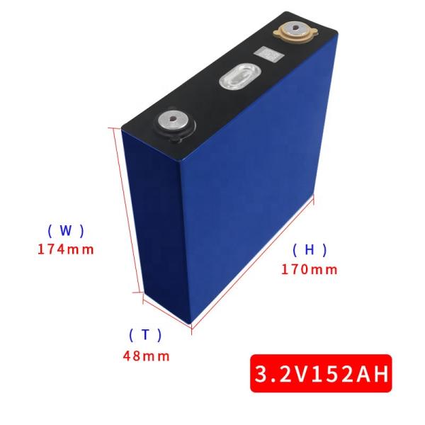 Rechargeable 165wh/Kg Electric Car LiFePO4 Battery Pack 3.2V 152Ah