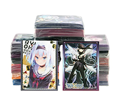 Clear Customized Plastic MTG Card Sleeves TCG Yugioh Trading Card Protectors