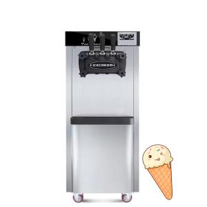 China Stainless Steel Ice Cream Making Machines With 3 Flavors And Automatic Function wholesale