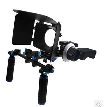 Quality DSLR Rig Set Movie Kit withshoulder mount rig Matte Box And follow focus for sale