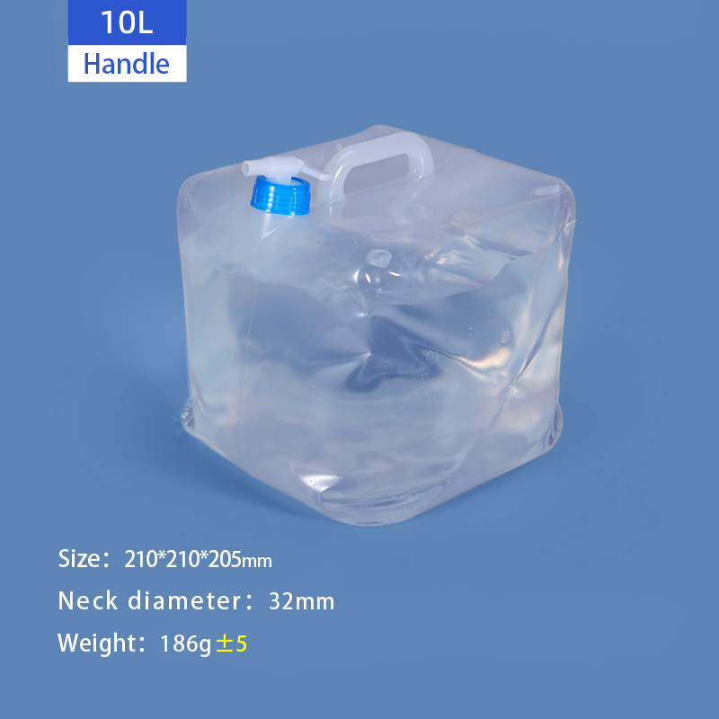 Hand Length Handle 5L 10L 15L 20L LDPE Foldable Collapsible Jerry Can for Water Storage Container