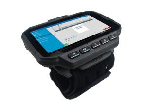 China Wireless Bluetooth Rugged Handheld PDA Armband Wearable Scanner WT04 on sale