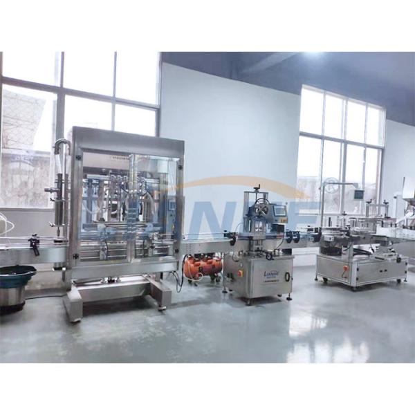 Quality Stable 60Hz Laundry Detergent Filling Machine , Rustproof Shampoo Bottle Filler for sale