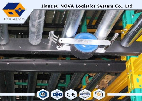 Quality CE Industrial Carton Flow Steel Rack , Gravity Rolling Racking System for sale