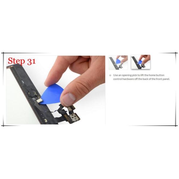 Lcd for ipad mini 3 touch screen digitizer replacement, ipad mini 3 touch screen home button flex cable assembly