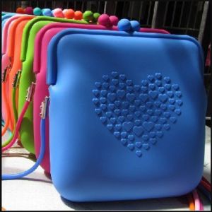 China Silicon Shoulder Bag With Heart Pattern promotion gift wholesale