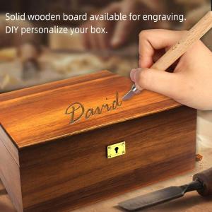 China Eco Friendly Lockable Wooden Storage Box wholesale