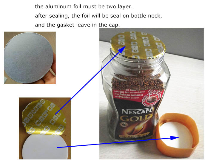 Continuous Induction Sealing Machine For Medical Honey Bottle And Jars