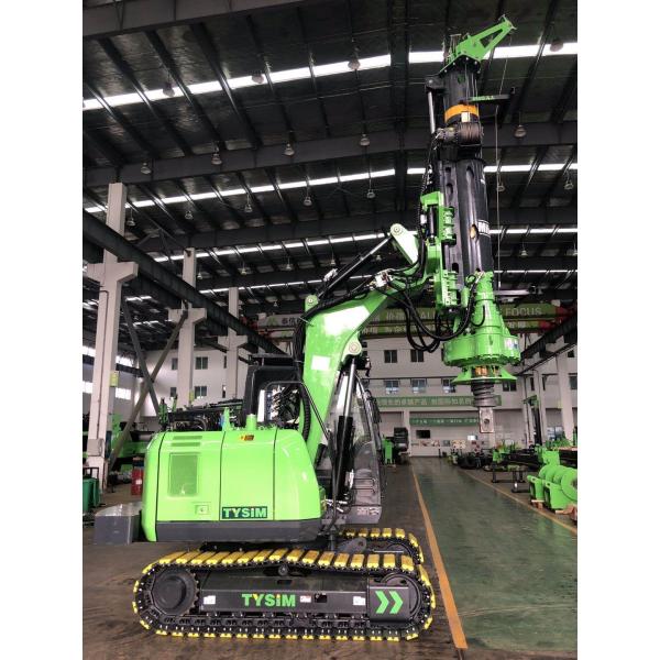 TYSIM KR40A Pile Drilling Machine Rotary 10 m / 12 m Max Depth Max Diameter 1000 mm Excavator Size 8 t-13 t