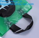 100% Biodegradable And Compostable Soft Loop Handle Plastic Bag For Clothing
