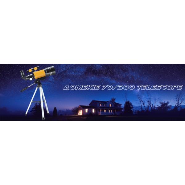 70x300mm Green White Astronomical Refractor Telescope With Tripod