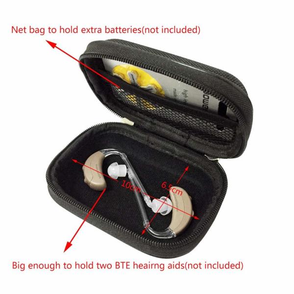 Quality Oxford Hard Case Medical Bag , EVA Hearing Aid Pouch for sale