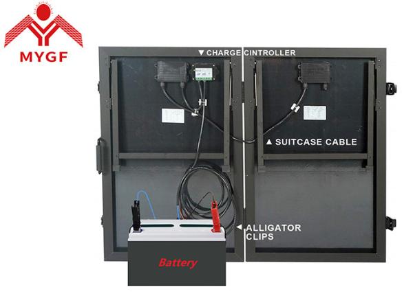 Quality Portable Suitcase Solar Panels PMW/MPPT Controller Easy Installation Stable for sale