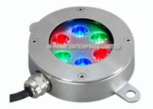 China 24V DC RGB 6W DMX LED Underwater Light 316SS IP68 Submersible LED Lights on sale