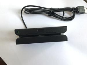 China Black Magnetic Card Reader POS Magstripe Credit Card Reader 3Track USB Hi&amp;Lo Co wholesale