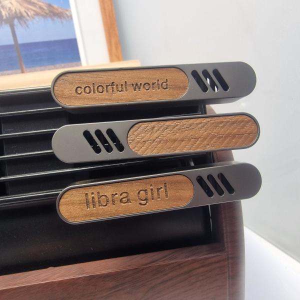Quality Car Aromatherapy Custom Air Fresheners Wooden Air Freshener for sale