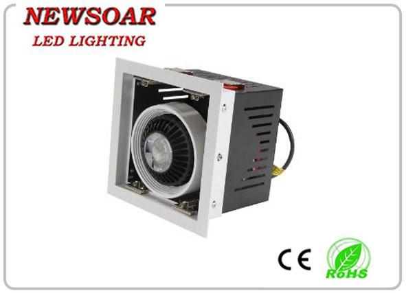 Quality high-end 55w led downlight with head moving function ideal for project for sale