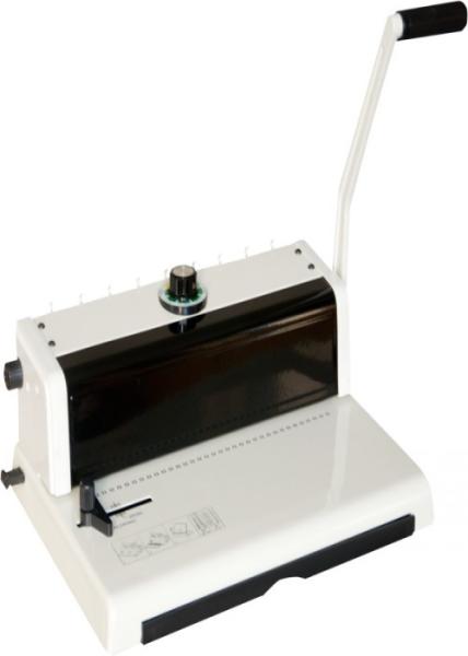 Quality Double Loop Wire Comb Binding Machine Easy Operation Paper Size A4 for sale