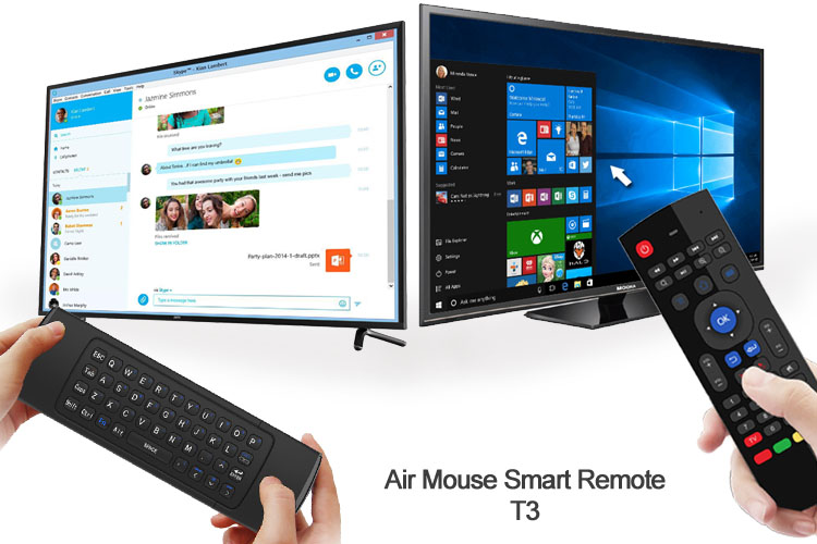 Air Wireless Mouse , Voice Activated Mouse Build In Microphone For Skype Talking