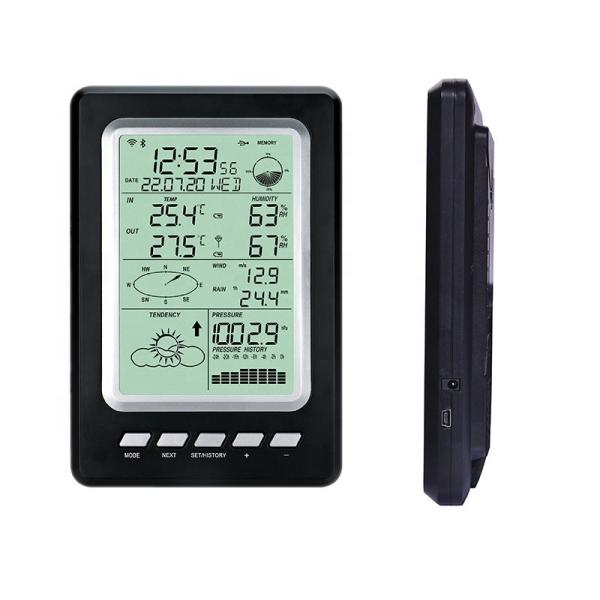 Quality Rain Gauge Sensor Farm Wireless Data Logger With Color Screen Display And Solar Power for sale