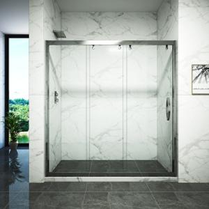 China Hinged Bifold explosion proof Glass Shower Door wholesale