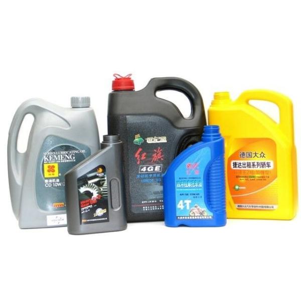 China Meper 1L Engine Oil Bottle HDPE Blow Moulding Machine MP55D-1T 300 - 400pcs/h With View Strip