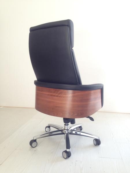 Quality Ergo Cowhide Executive Leather Office Chair Swivel Tilt for sale