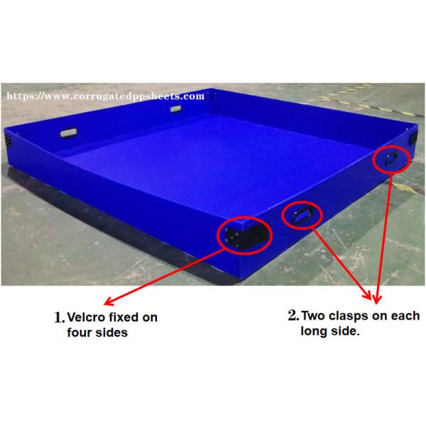 Correx Plastic Pp Corrugated Layer Pad Waterproof Flat Surface Reusable