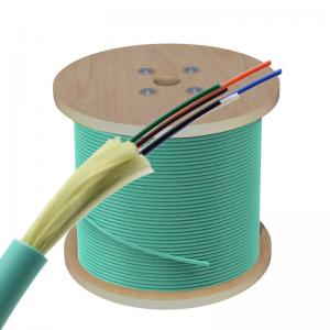 China 6 Core Multimode OM3 OM4 Fiber Optic Cable Indoor Optical Fiber Cabling wholesale
