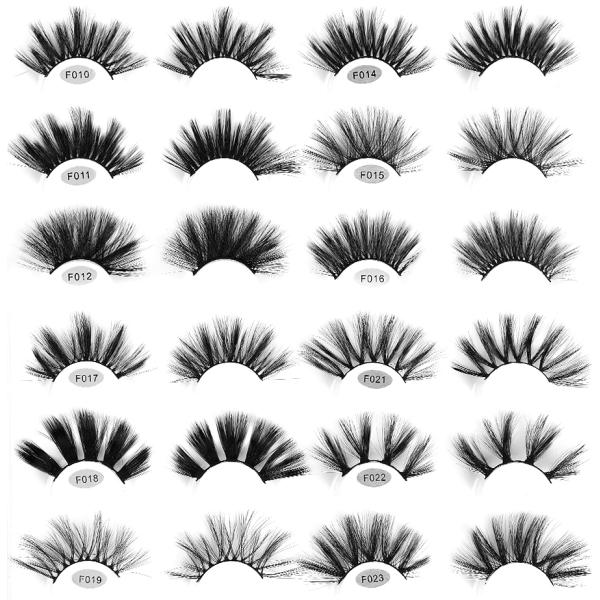 Synthetic Fiber Cotton Band Silk False Lashes Natural Black