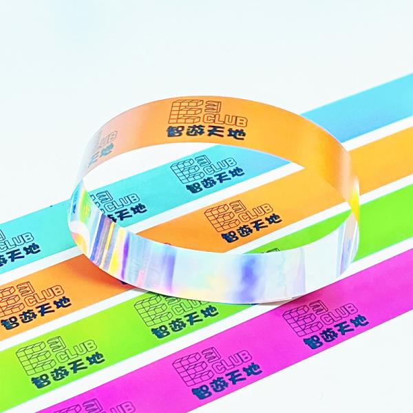 Quality Flash Custom Glitter Wristbands , Colorful Personalized Sparkle Wristbands for sale